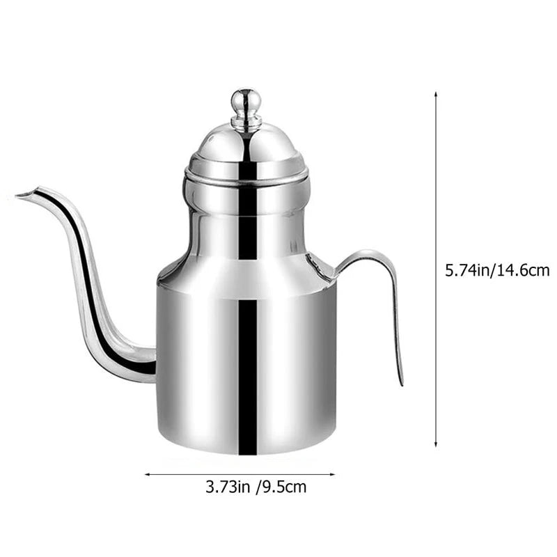 Premium Olive Oil Dispenser Bottle – Stainless Steel, Drip-Free & Easy Pouring