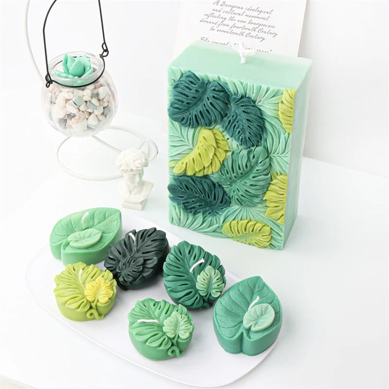 Large Turtle Leaf Silicone Mold – Perfect for Soaps, Aromatherapy & Resin Crafts