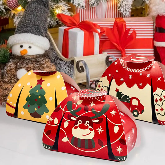 👕 24Pcs Sweater Christmas Candy Boxes - Festive Treat Set