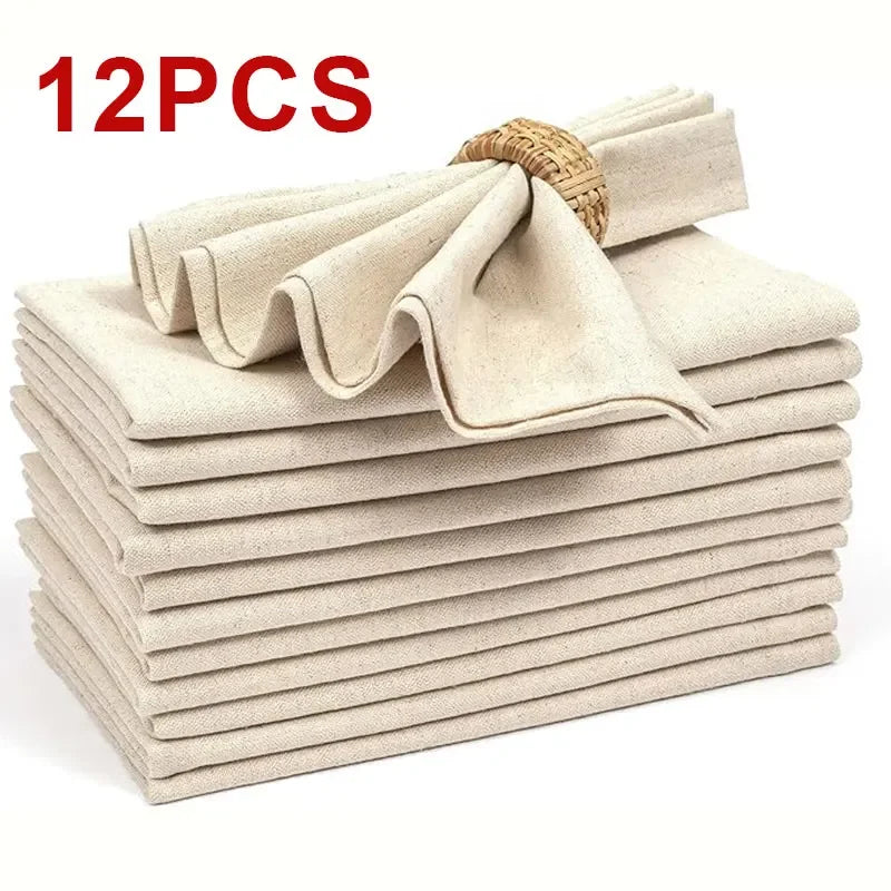 Set of 6/10/12 Linen Napkins