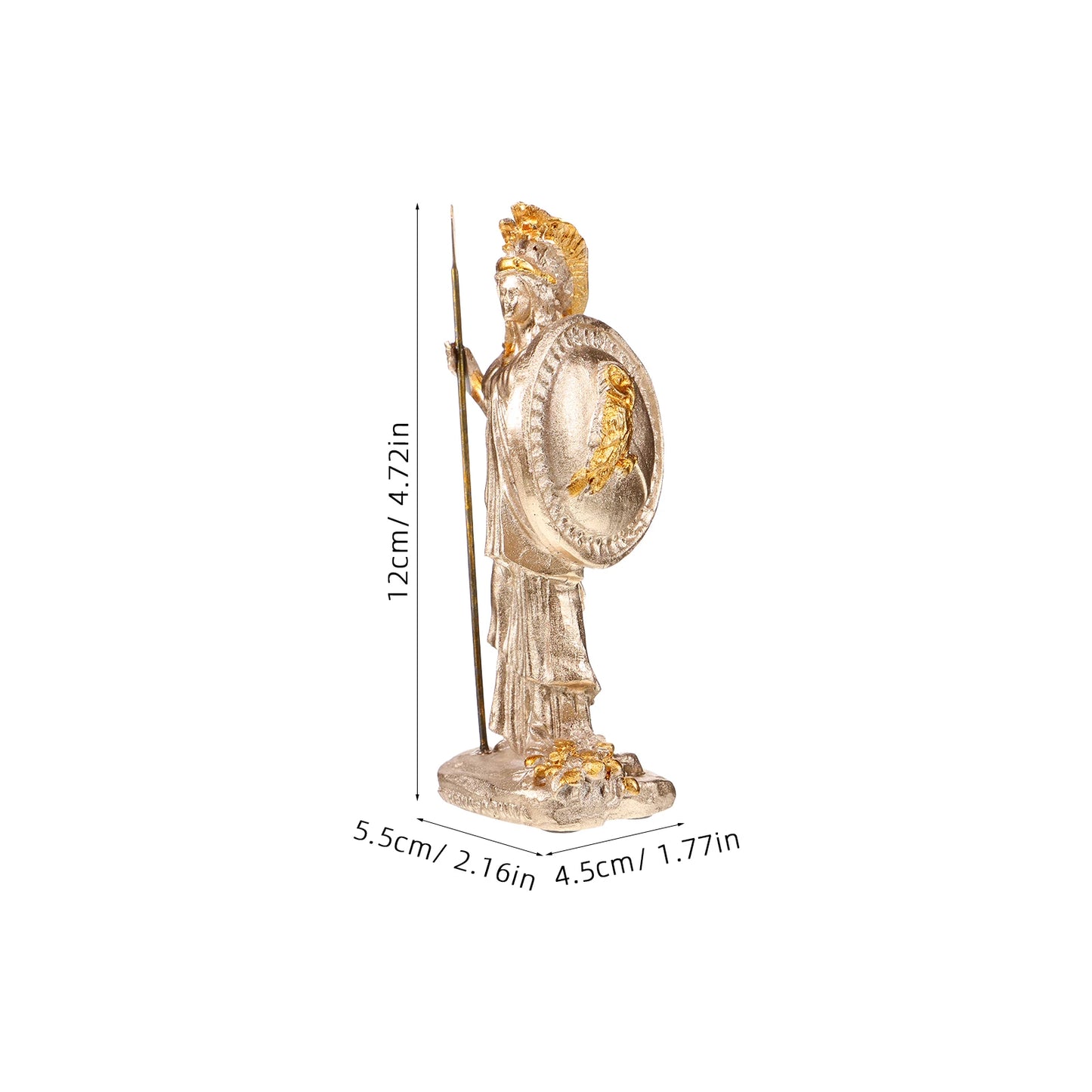 🏛️ Greek Goddess Athena Resin Statue – Elegant Home & Desk Decoration Figurine