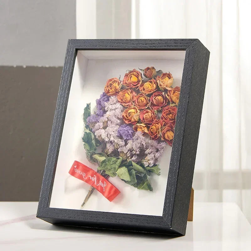 3PCS Wooden Shadow Box Frames – 3D Display Photo Frames, 3cm Depth Nordic Style Wall & Tabletop Home Décor