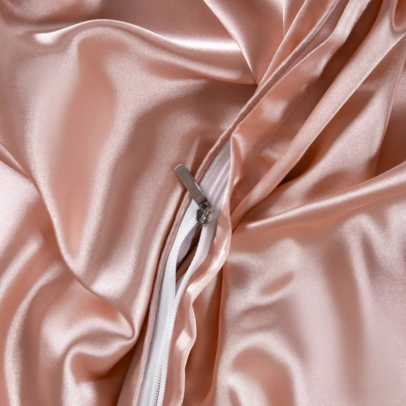 👑 100% Luxury Mulberry Silk King Bedding Set