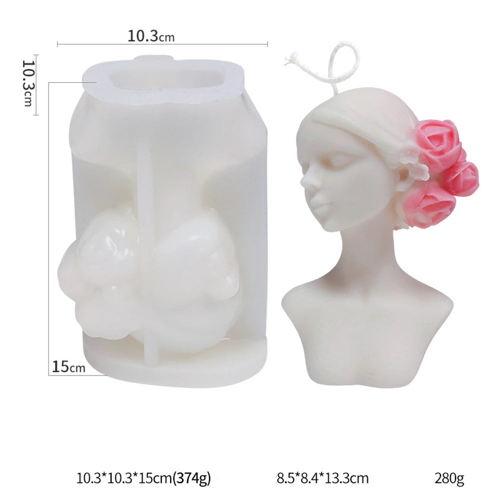 DIY Medusa Head Silicone Mold – Greek Mythology Sculpture Wax & Aromatherapy Soap Mold