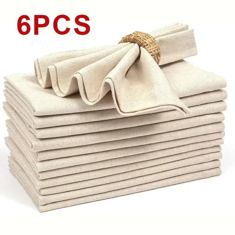 Set of 6/10/12 Linen Napkins