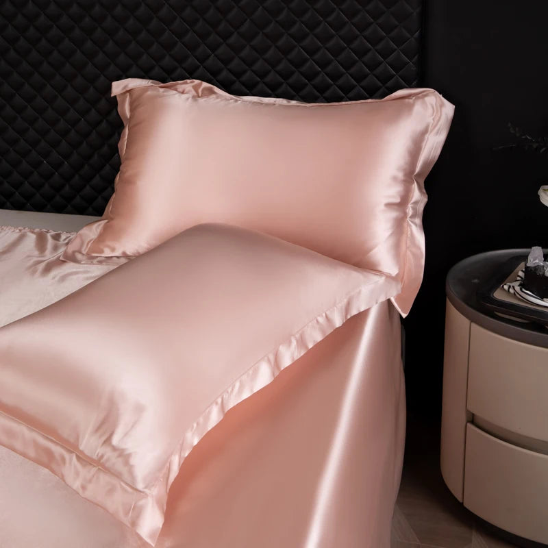 👑 100% Luxury Mulberry Silk King Bedding Set