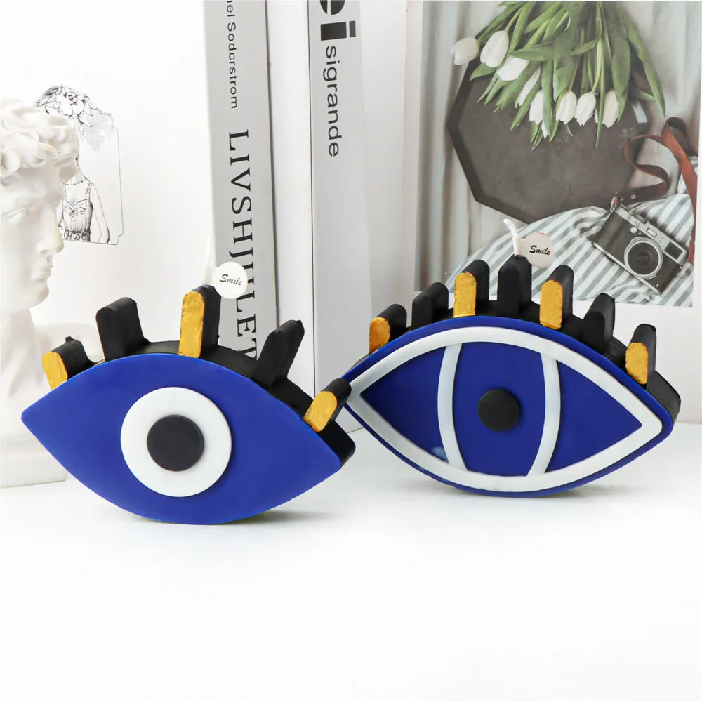 Greek Evil Eye Candle Mold – Spooky Silicone Mold for Resin, Plaster & Wax Creations