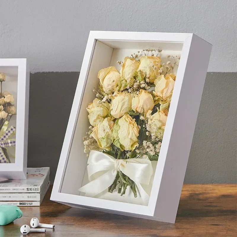 3PCS Wooden Shadow Box Frames – 3D Display Photo Frames, 3cm Depth Nordic Style Wall & Tabletop Home Décor