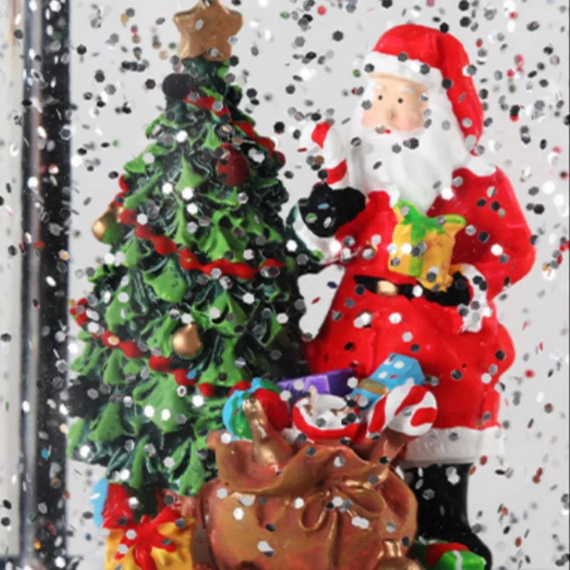 🎶 LED Christmas Lantern Music Boxes with Crystal Snowfall ❄️