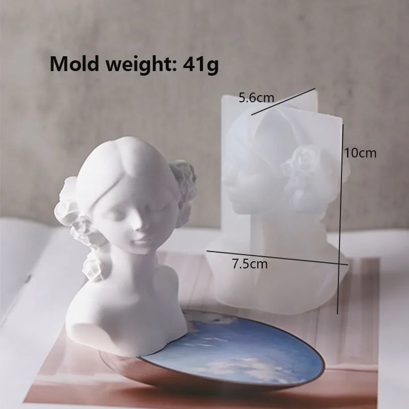 DIY Medusa Head Silicone Mold – Greek Mythology Sculpture Wax & Aromatherapy Soap Mold