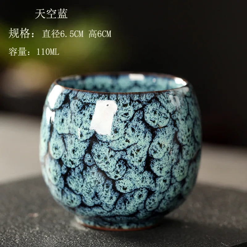 Ceramic Porcelain Tea Cup – Pottery Drinkware, Coffee & Wine Mug, 1Pc Tableware