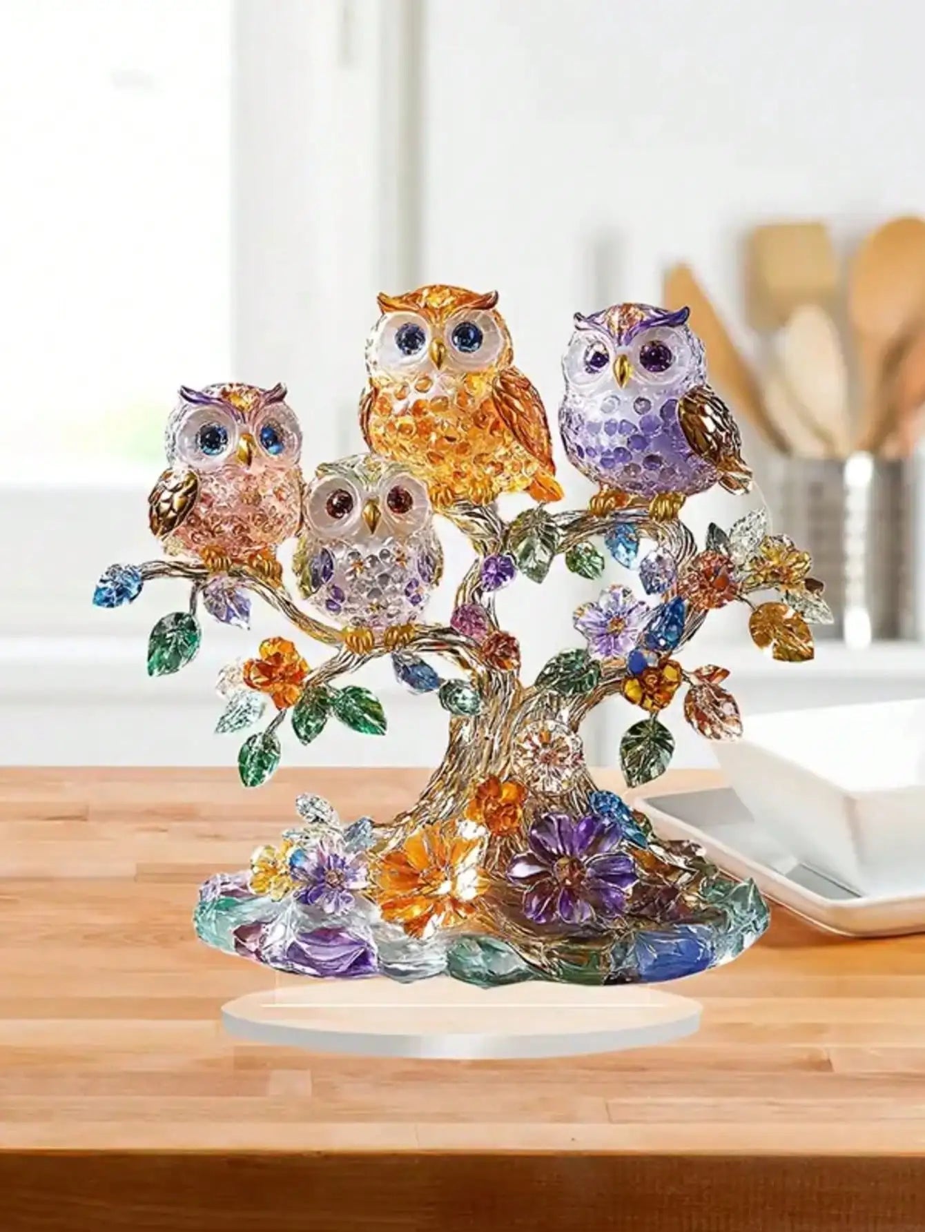 🦉 Product Description – Owl Family Collectible Statue