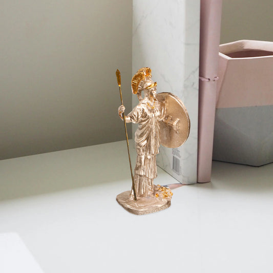 🏛️ Greek Goddess Athena Resin Statue – Elegant Home & Desk Decoration Figurine