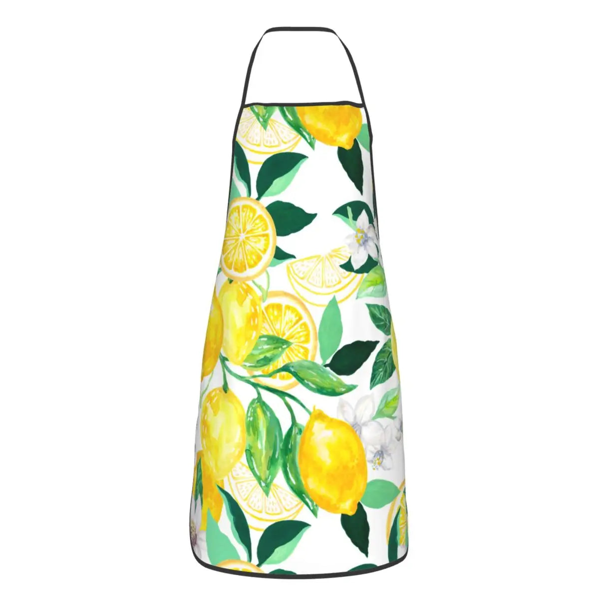 Custom Sicilian Tiles Summer Fruit Apron – Oranges & Lemons Bib for Women & Men, Unisex Kitchen Cooking Tablier