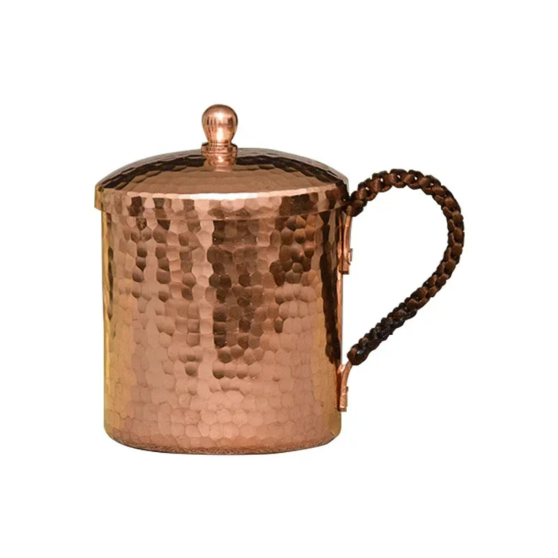 Premium Mule Mug – 100% Handcrafted Pure Copper & Solid Brass with Hammered Finish