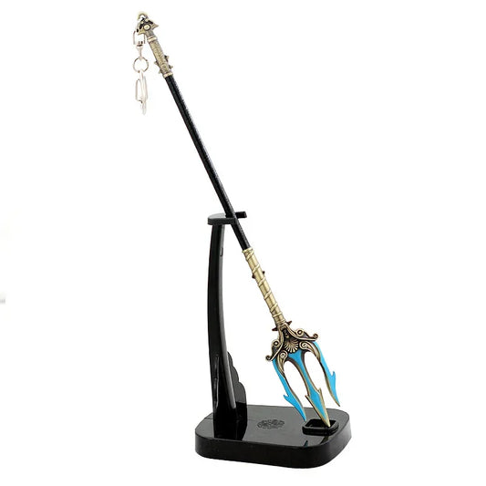 Greek Trident Miniature – Metal Poseidon Weapon Decoration