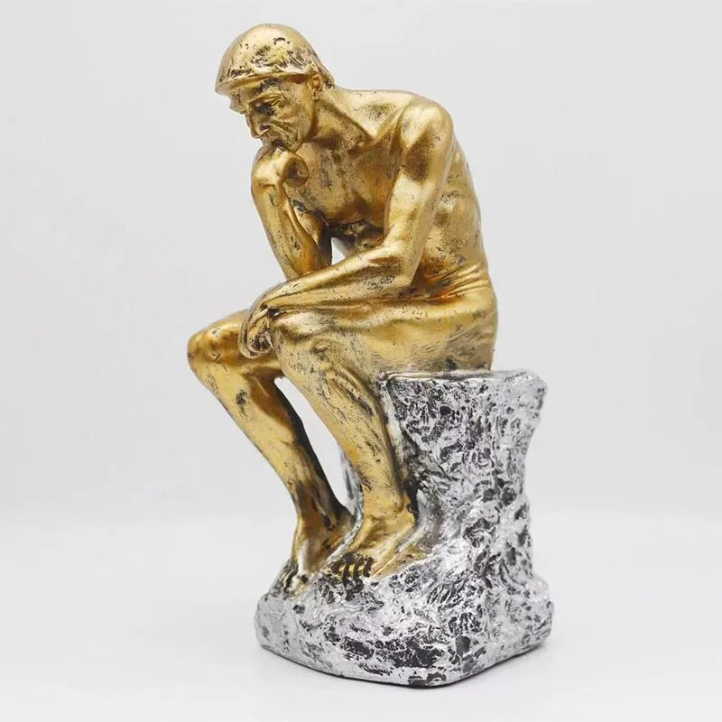 🏛️ Thinker Character Ornaments – Advanced Intelligent Ancient Greek Abstract Retro Human Statues for Home & Table Decor