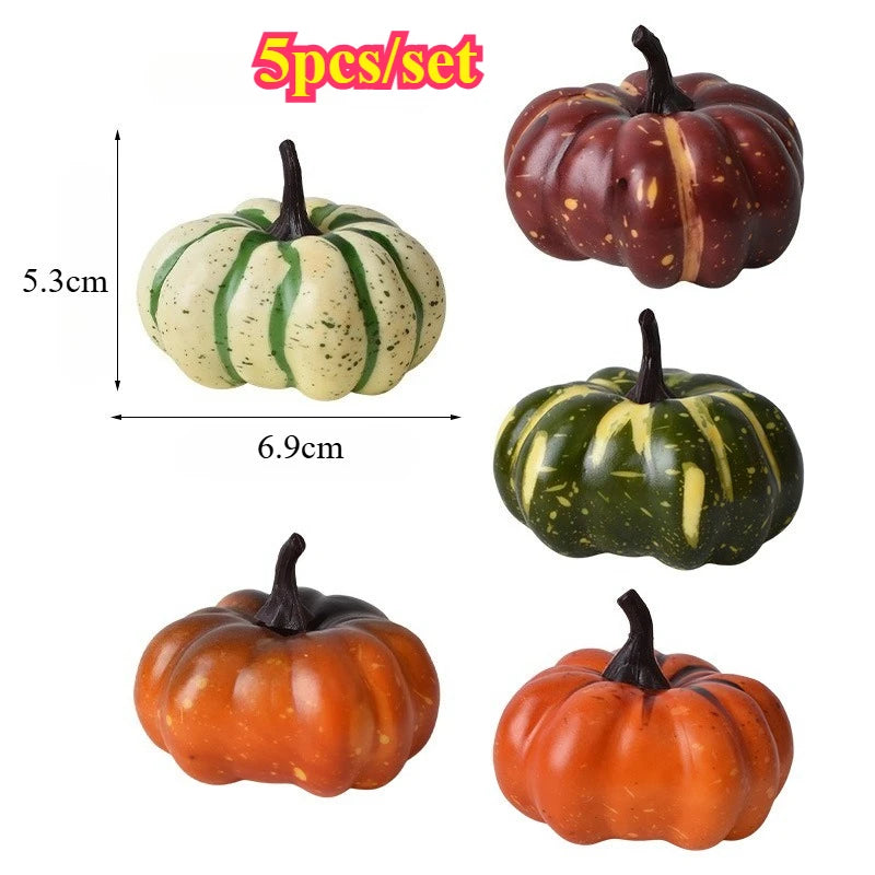 🍂 Mini Artificial Foam Pumpkins (10-Pack) 🎃