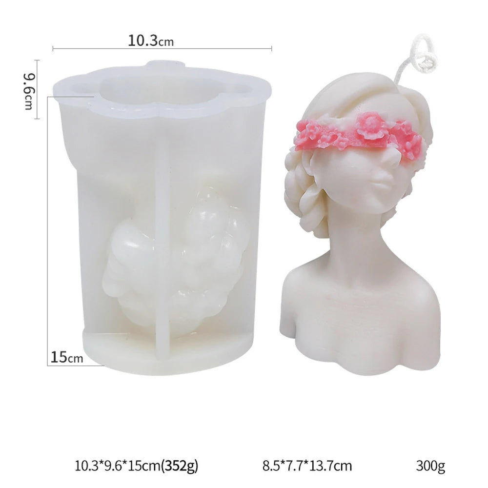 DIY Medusa Head Silicone Mold – Greek Mythology Sculpture Wax & Aromatherapy Soap Mold