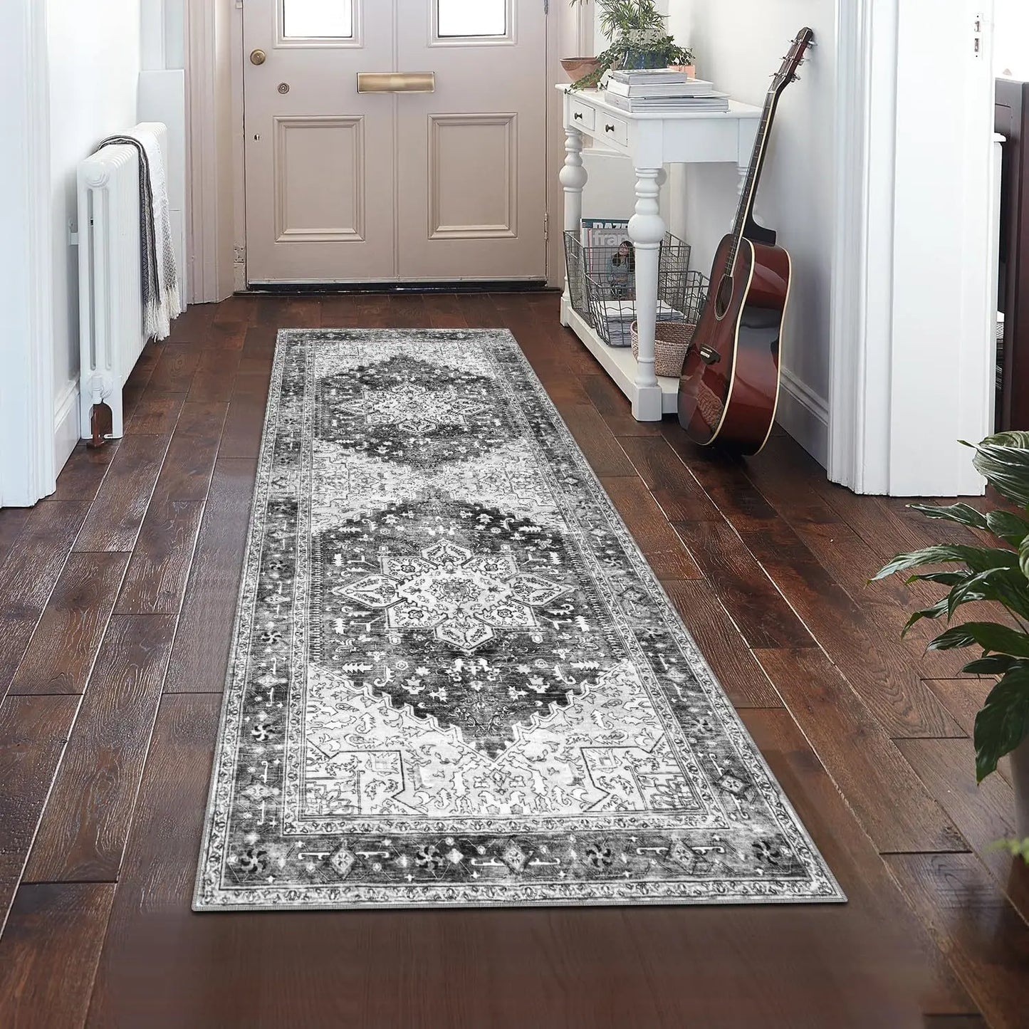 🏡 Velvet Hallway Runner Rug ✨ | Non-Slip & Wear-Resistant 🛋️ | Perfect for Bedroom, Living Room, Entryway & Indoor Floors 🌟