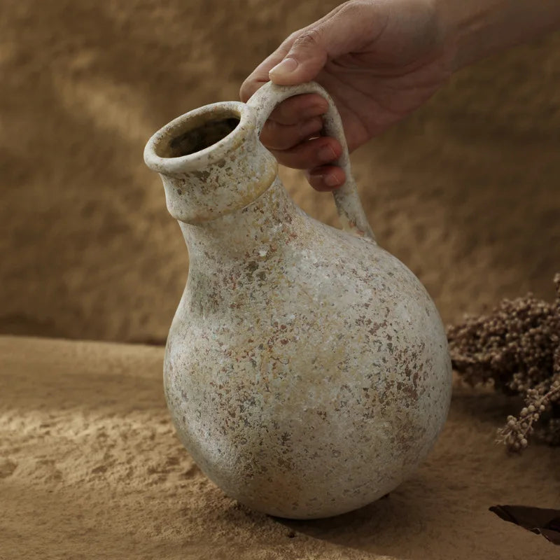 Retro Style Pottery Vase