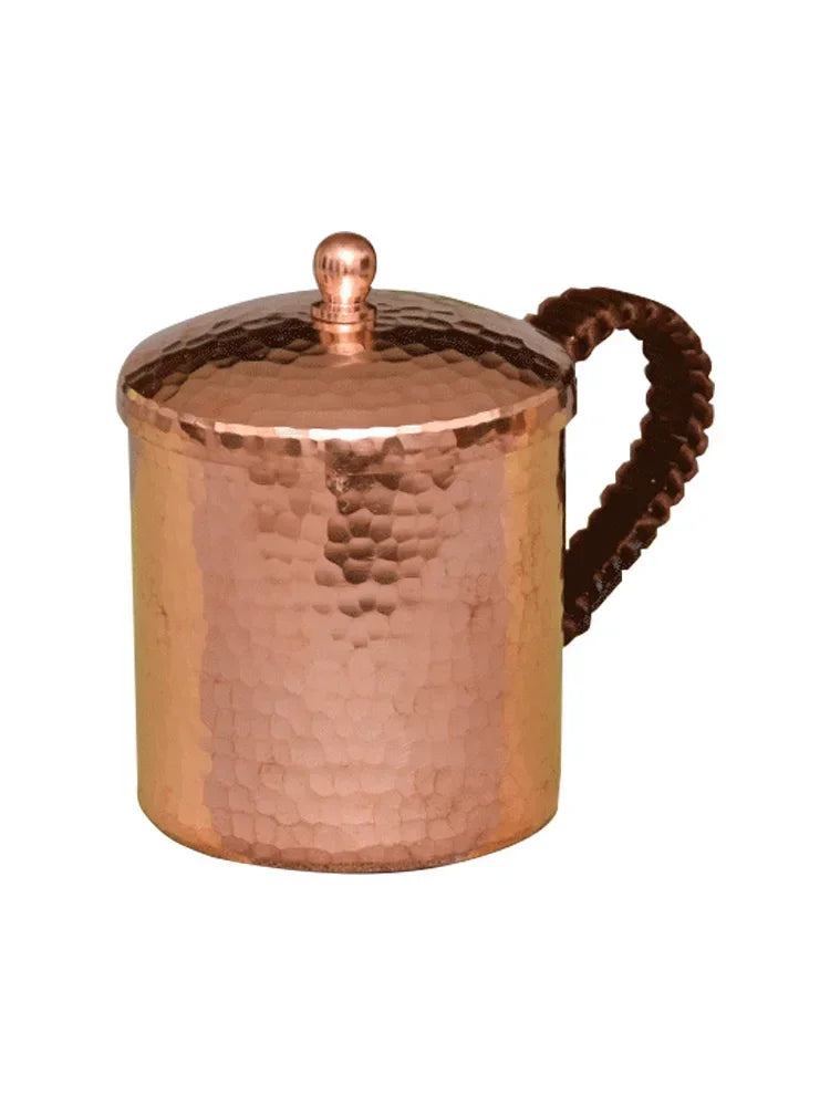 Premium Mule Mug – 100% Handcrafted Pure Copper & Solid Brass with Hammered Finish