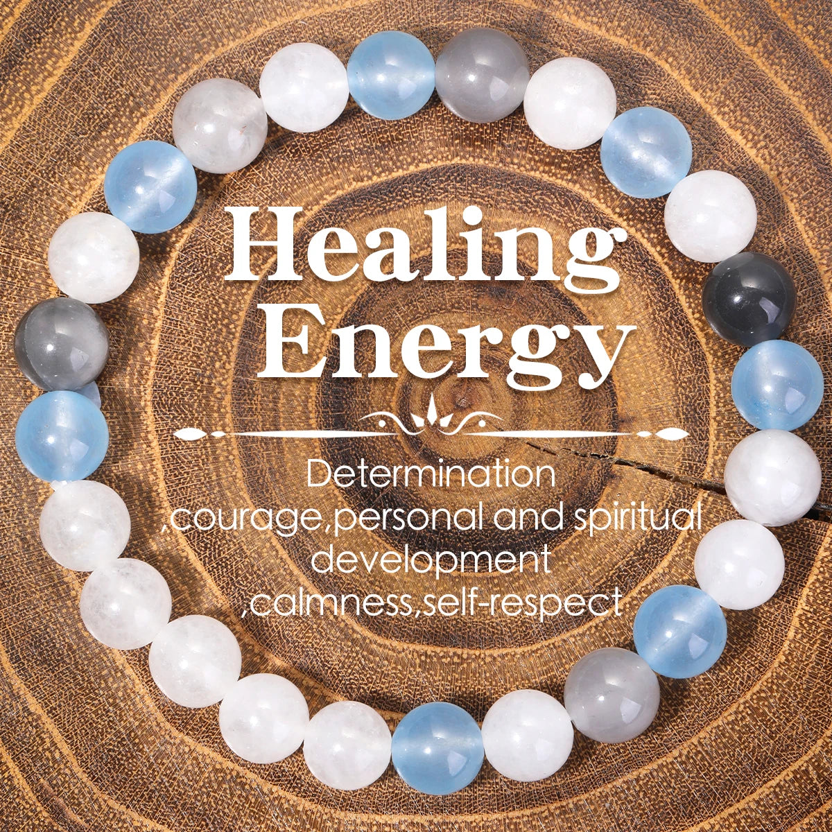 Natural Obsidian Labradorite Bracelet – Good Luck, Money & Health Crystal Jewelry for Men & Women