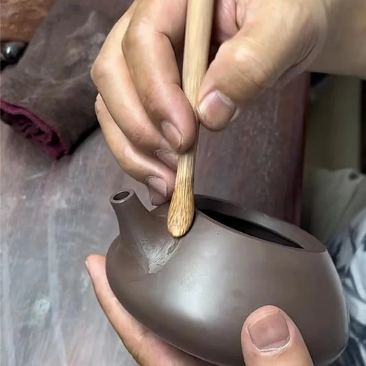 DIY Pottery Teapot Tool – Special Clay Tool for Cleaning & Shaping Inner Wall