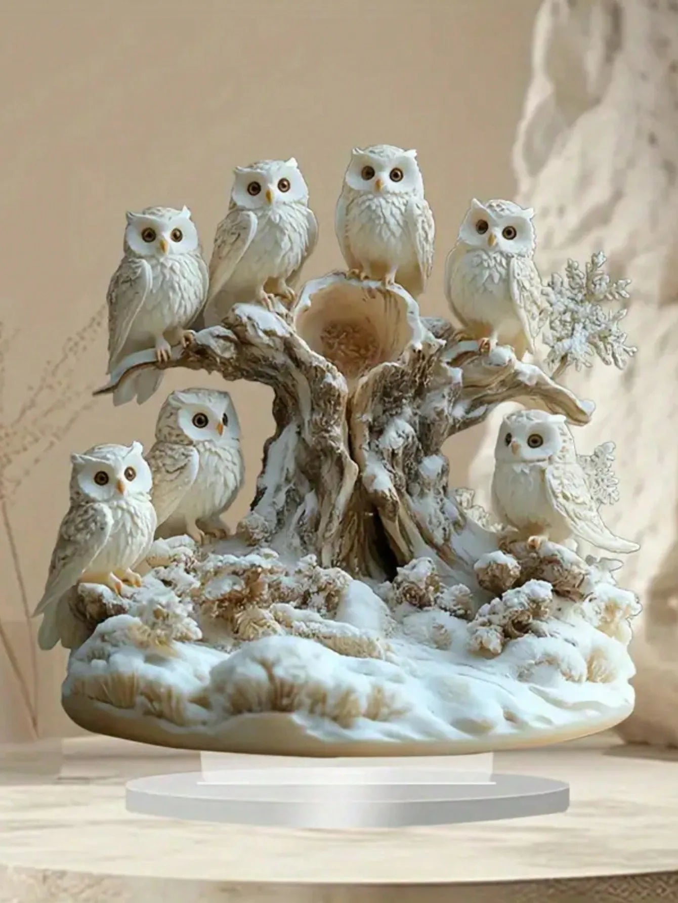 🦉 Product Description – Owl Family Collectible Statue
