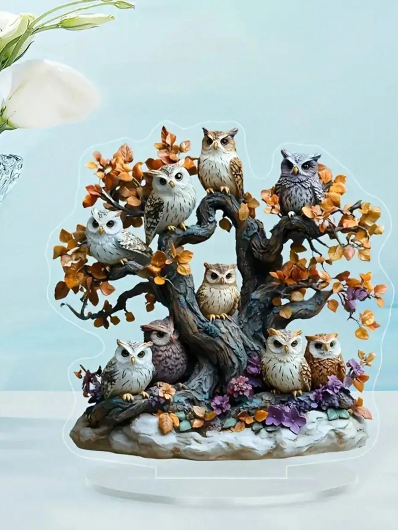 🦉 Product Description – Owl Family Collectible Statue