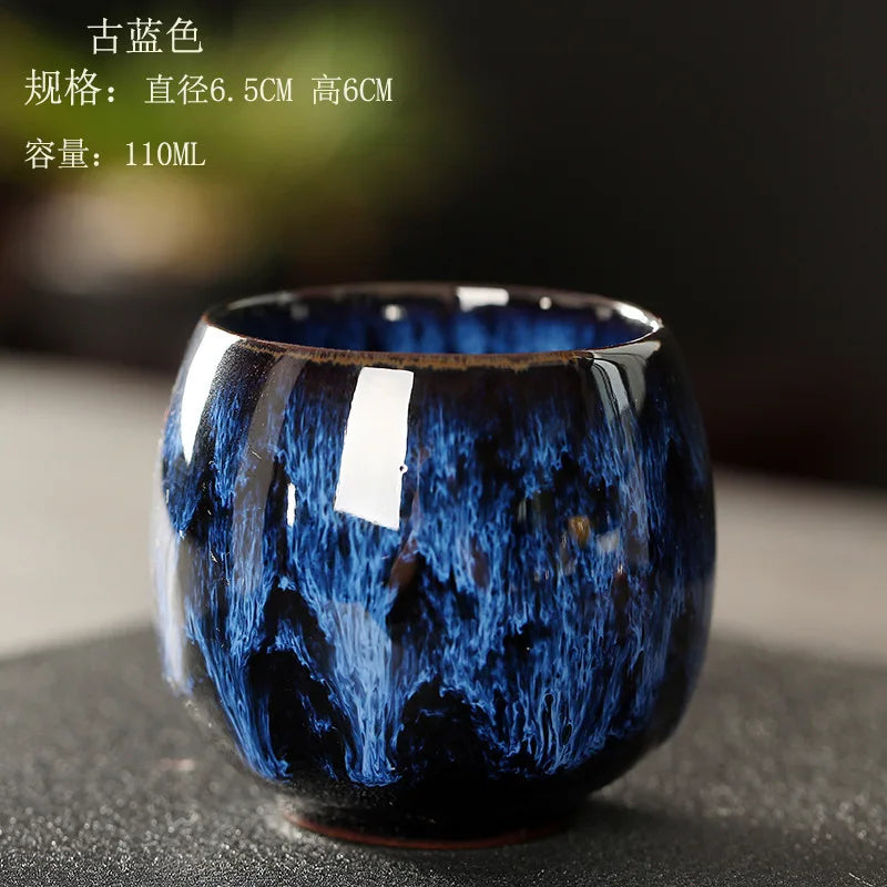 Ceramic Porcelain Tea Cup – Pottery Drinkware, Coffee & Wine Mug, 1Pc Tableware