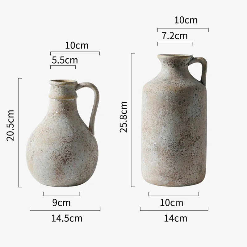 Retro Style Pottery Vase