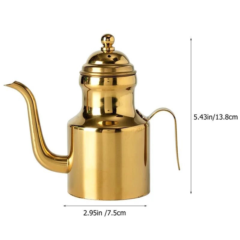 Premium Olive Oil Dispenser Bottle – Stainless Steel, Drip-Free & Easy Pouring
