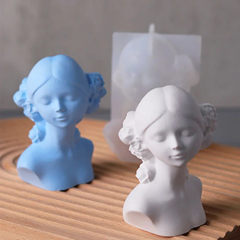 DIY Medusa Head Silicone Mold – Greek Mythology Sculpture Wax & Aromatherapy Soap Mold