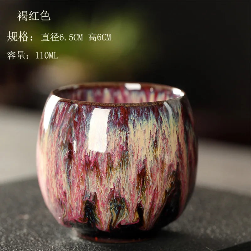 Ceramic Porcelain Tea Cup – Pottery Drinkware, Coffee & Wine Mug, 1Pc Tableware