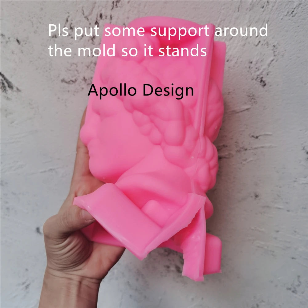 🕯️ Hera Statue Candle Mold – Greek Mythology Goddess Silicone Mould for Wax, Soap, Resin & Plaster Crafts