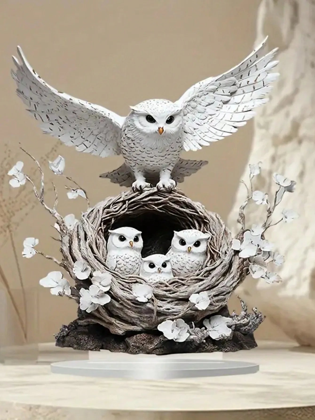 🦉 Product Description – Owl Family Collectible Statue